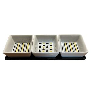 Nut & Olive Snack Dish Set NIB